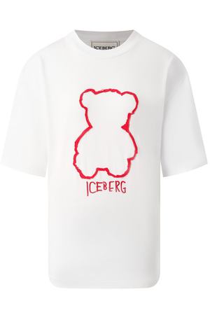 Хлопковая футболка Iceberg