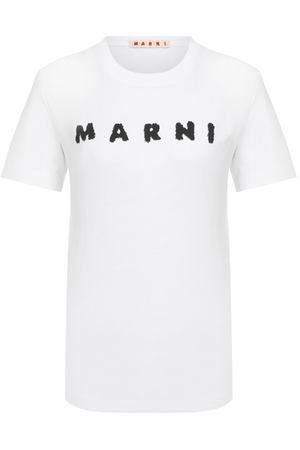 Хлопковая футболка Marni