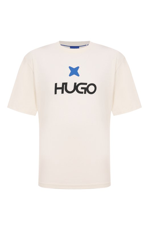 Где купить Хлопковая футболка HUGO Blue HUGO Blue 