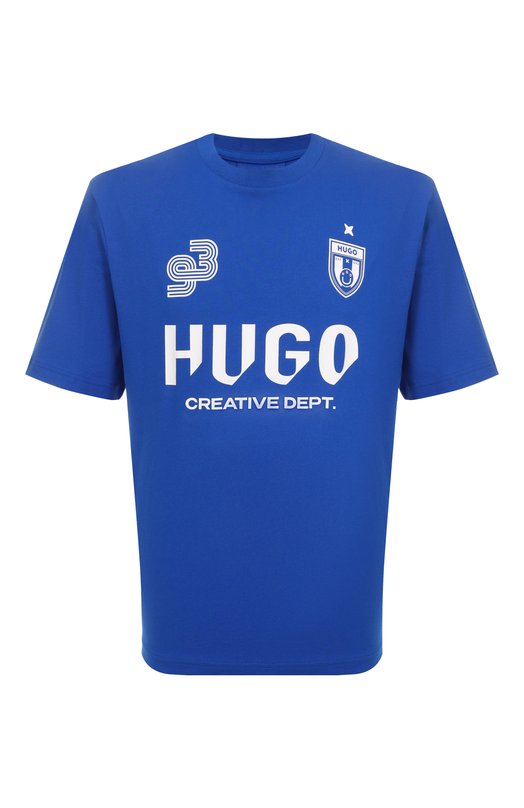 Где купить Хлопковая футболка HUGO Blue HUGO Blue 