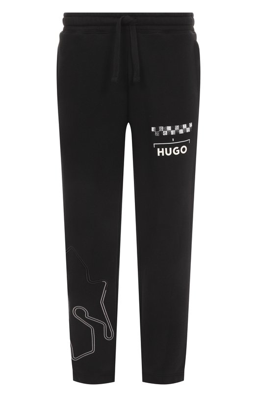 Где купить Хлопковые джоггеры HUGO Hugo Hugo Boss 