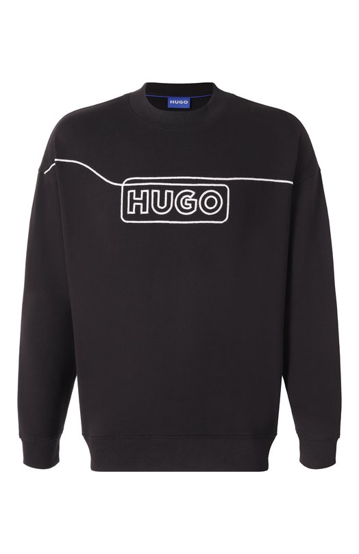 Где купить Хлопковый свитшот HUGO Blue HUGO Blue