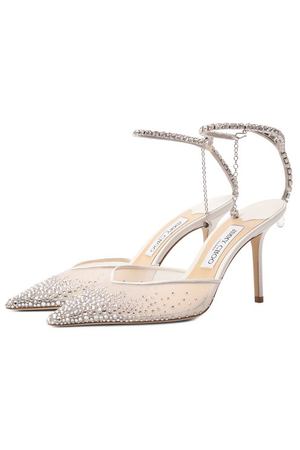 Текстильные туфли Saeda 85 Jimmy Choo