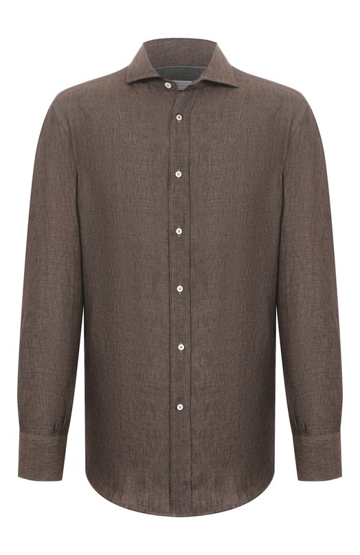 Где купить Льняная рубашка Brunello Cucinelli Brunello Cucinelli