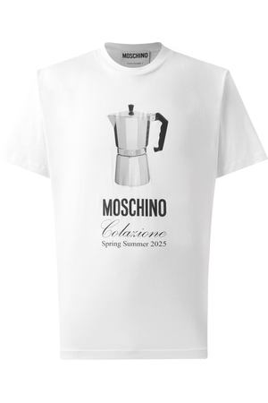 Хлопковая футболка Moschino