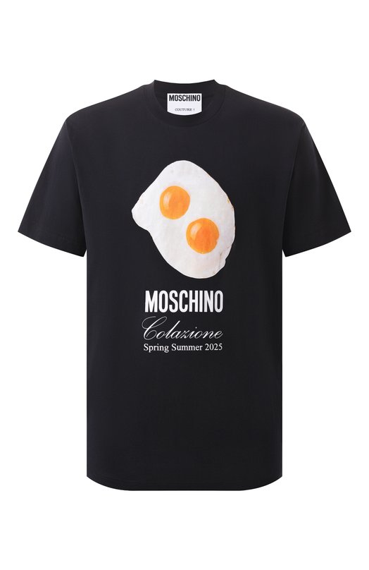 Где купить Хлопковая футболка Moschino Moschino 