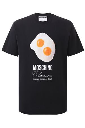 Хлопковая футболка Moschino