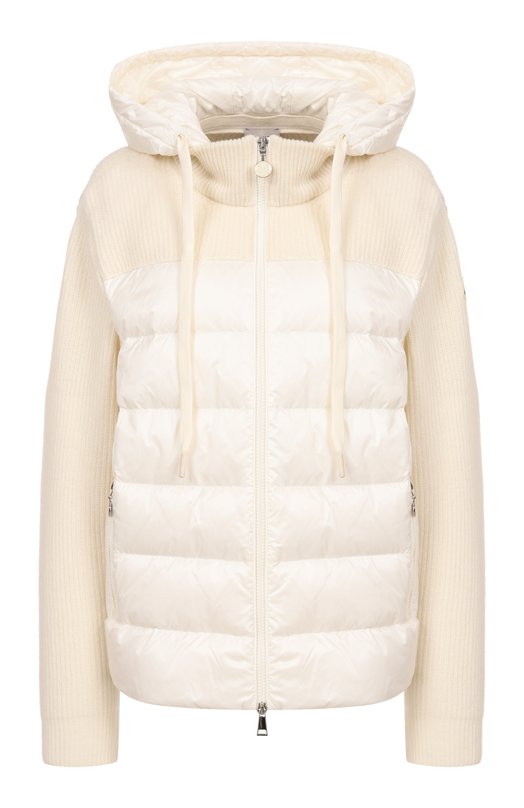 Где купить Комбинированный кардиган Moncler Moncler 