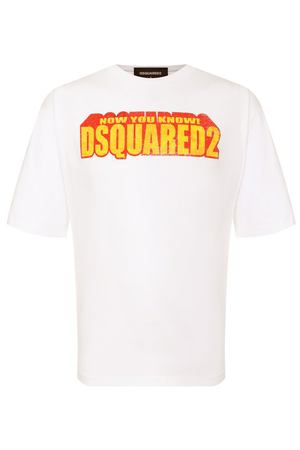 Хлопковая футболка Dsquared2