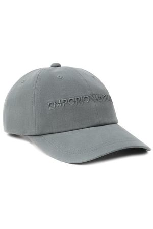 Хлопковая бейсболка Emporio Armani