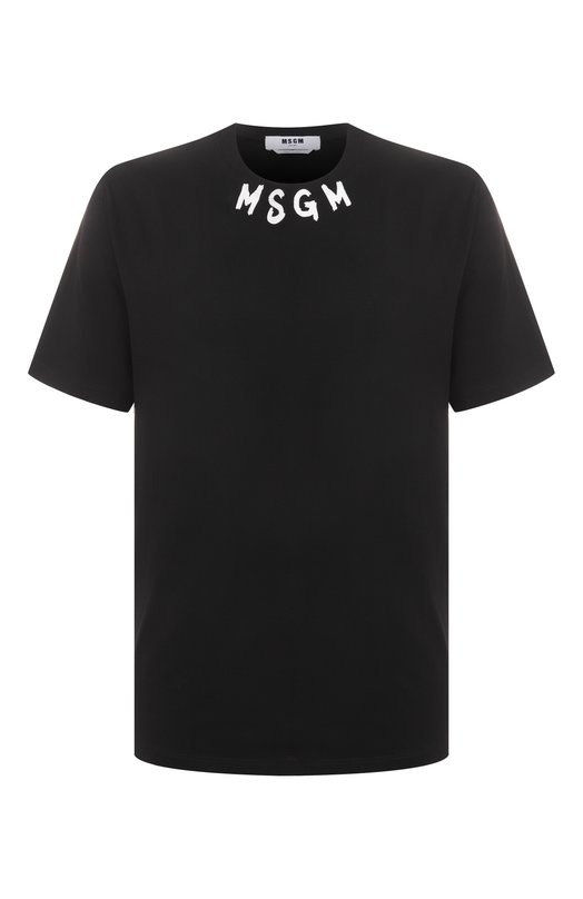 Где купить Хлопковая футболка MSGM MSGM