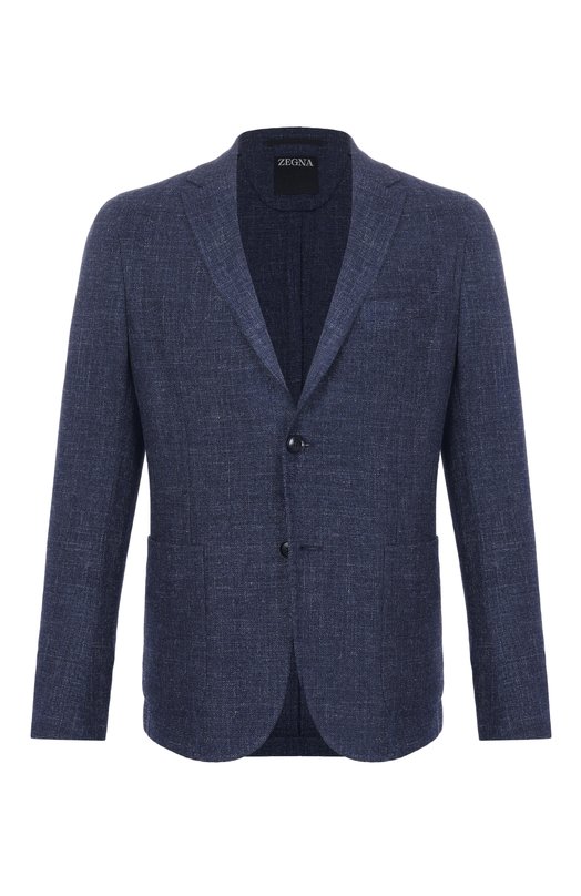 Где купить Пиджак из шерсти и шелка Zegna Zegna