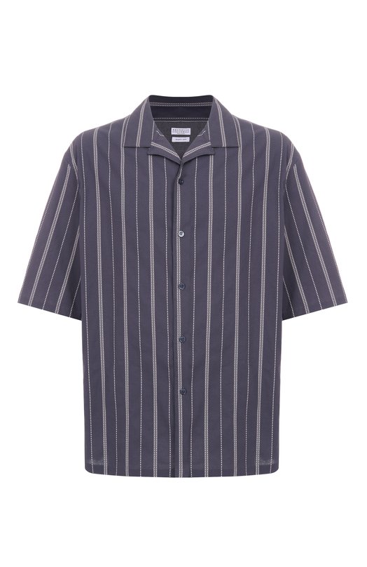 Где купить Хлопковая рубашка Brunello Cucinelli Brunello Cucinelli