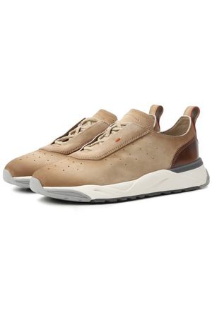 Кроссовки Innova из нубука Santoni