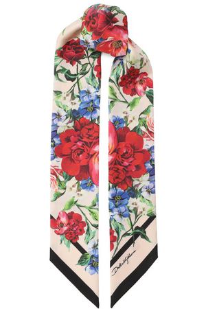 Шелковый шарф-твилли Dolce & Gabbana