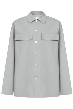 Хлопковая куртка-рубашка Jil Sander