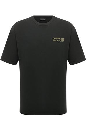Хлопковая футболка Comme des Fuckdown