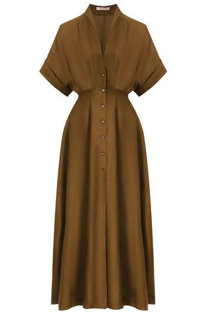 Атласное платье Philosophy di Lorenzo Serafini