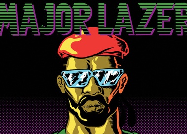 Придумай принт для футболки для музыкального проекта Major Lazer