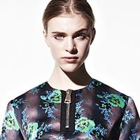 Коллекция Christopher Kane: синий бархат 