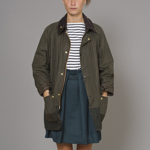 куртка barbour& wood wood