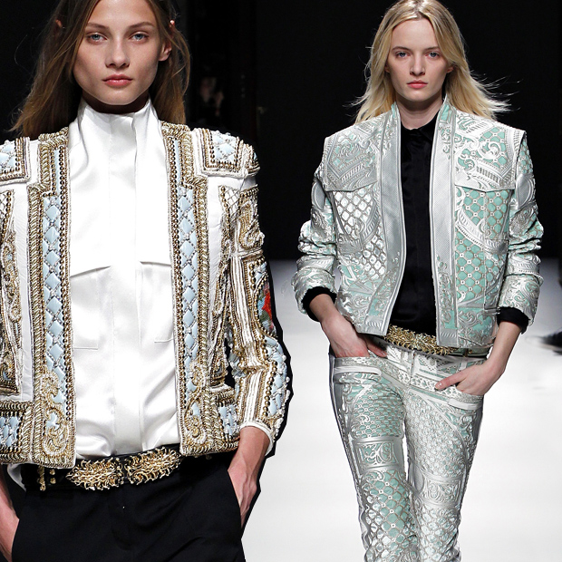 Коллекция женской одежды осень - зима 2013. Роскошь и аскетизм Balmain