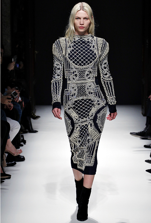 Коллекция женской одежды осень - зима 2013. Роскошь и аскетизм Balmain