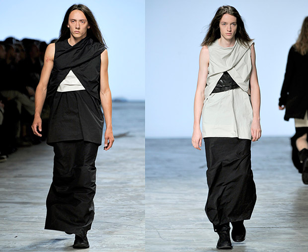 Rick Owens весна-лето 2012. мужская коллекция