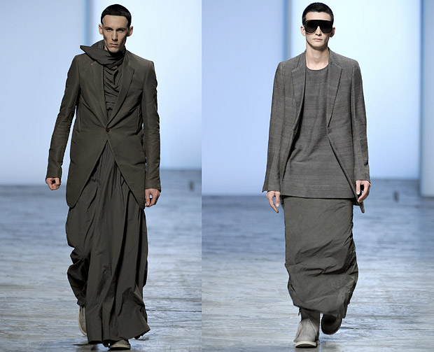 Rick Owens весна-лето 2012. мужская коллекция