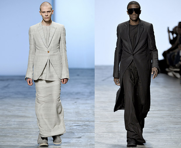 Rick Owens весна-лето 2012. мужская коллекция