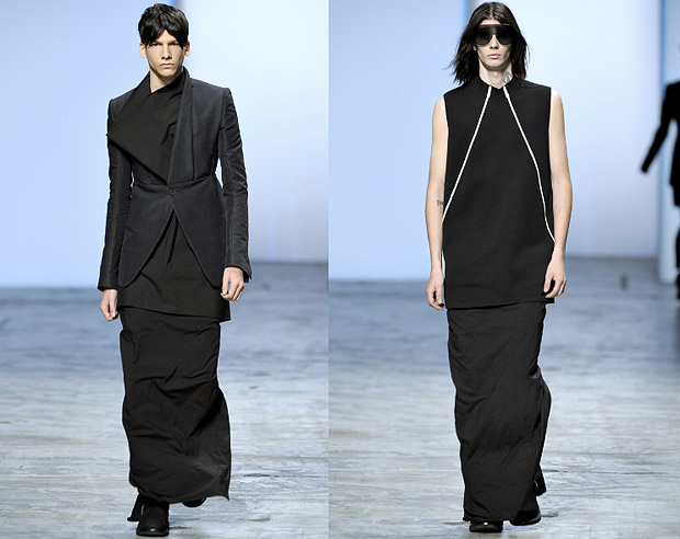 Rick Owens весна-лето 2012. мужская коллекция