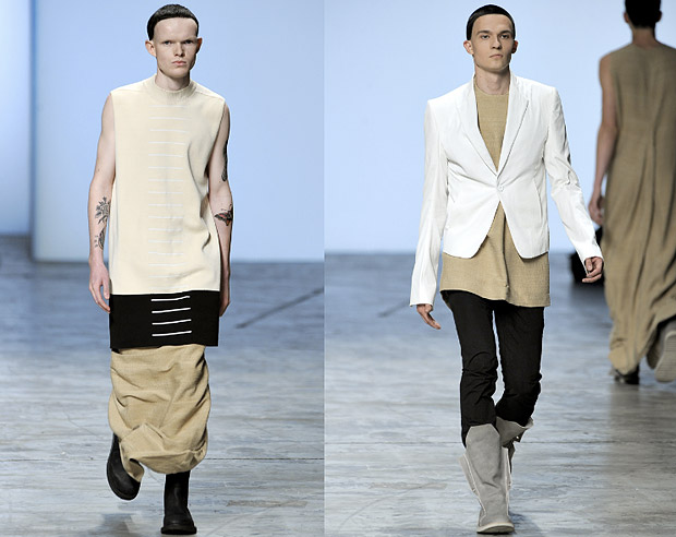 Rick Owens весна-лето 2012. мужская коллекция