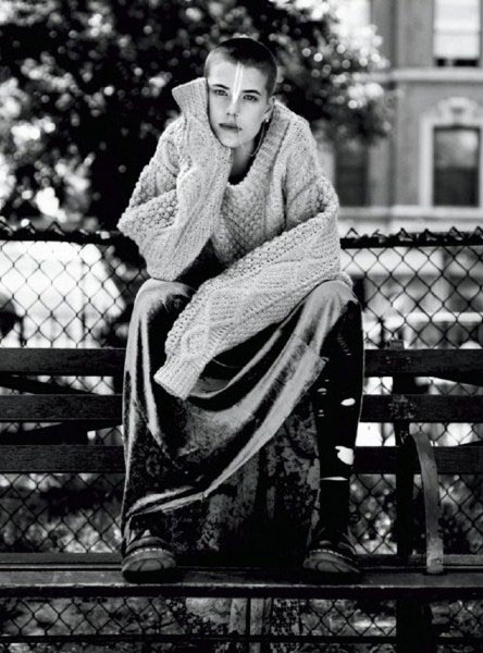 Агнесс Дейн (Agyness Deyn). Saint Mark's Place. Cъемка для V Magazine, сентябрь 2010. 